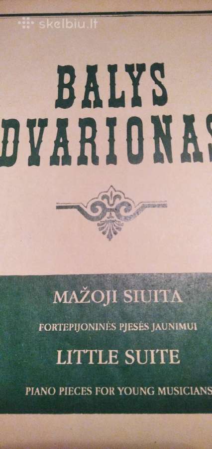 B.dvariono natos fortepijonui
