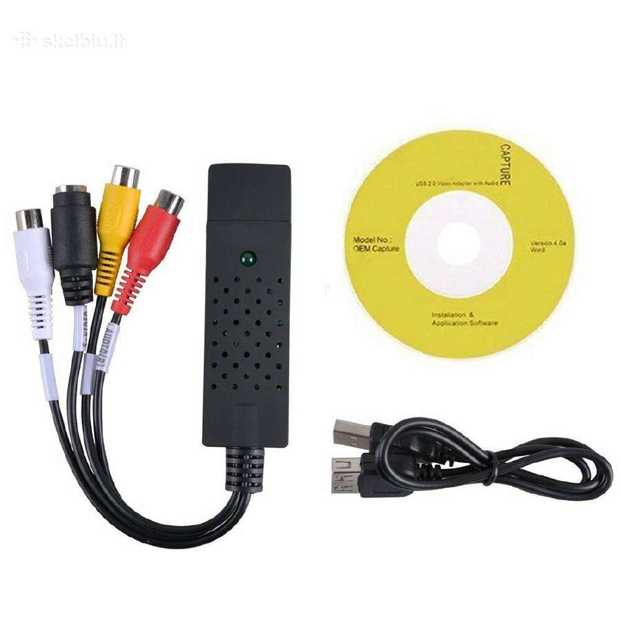 Usb Video Adapteris (Vhs Vcr Video to Pc Dvd) - nuotraukos Nr. 3