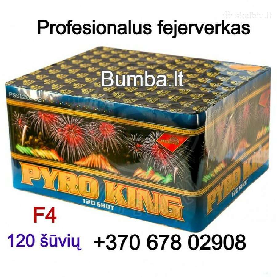F3 kategorijos fejerverkai Kaune: +370 678 02908 - nuotraukos Nr. 35