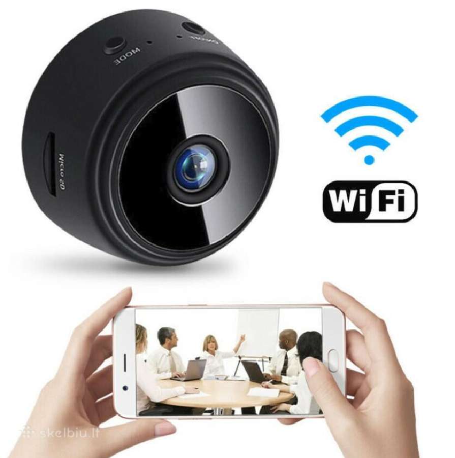 Mini WiFi slapta kamera su baterija - nuotraukos Nr. 3