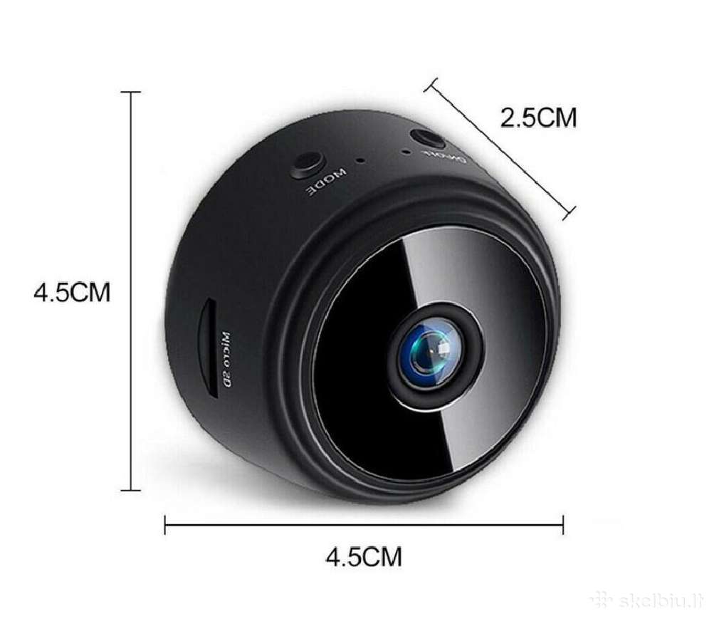 Mini WiFi slapta kamera su baterija - nuotraukos Nr. 2