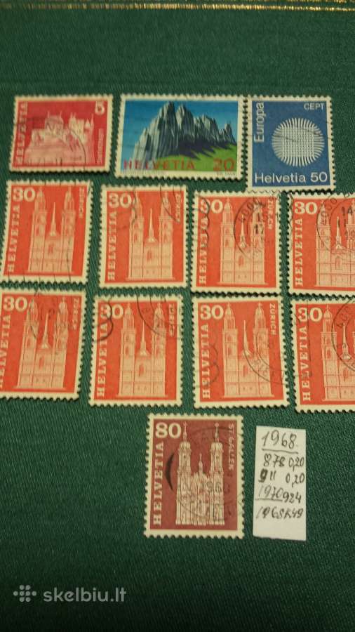 Šveicarija 1968-70 m. - nuotraukos Nr. 2