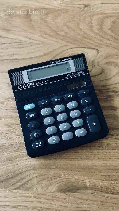 Skaiciuotuvas Citizen Sdc-814 II - nuotraukos Nr. 2