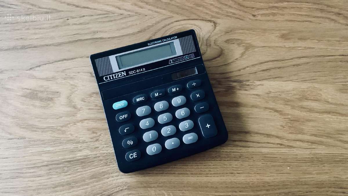 Skaiciuotuvas Citizen Sdc-814 II