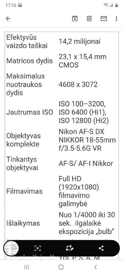 Fotoaparatas Nikon - nuotraukos Nr. 6