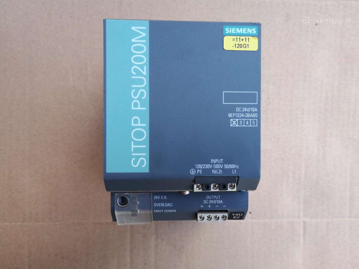 24v maitinimo šaltiniai, Siemens - nuotraukos Nr. 3