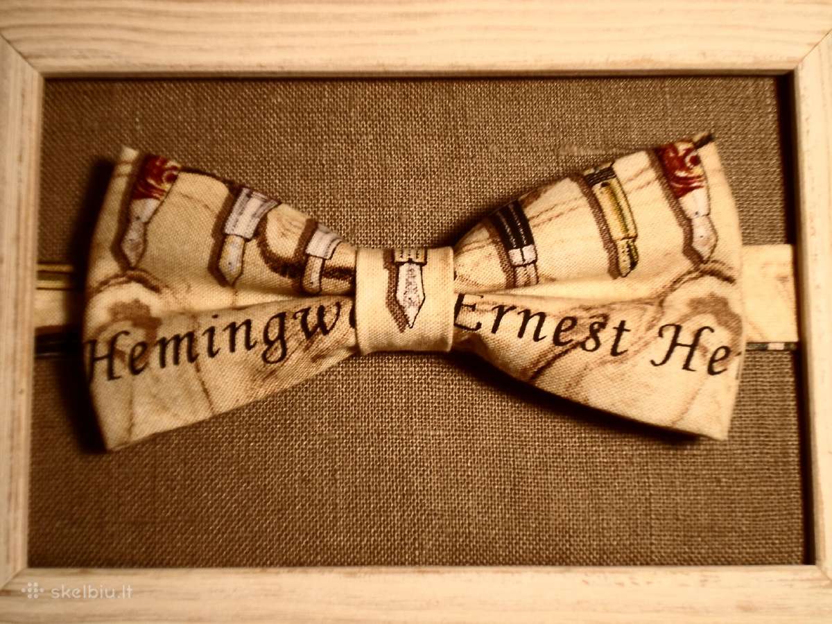 Nauja peteliškė/varlytė su rašikliais "Hemingvėjus