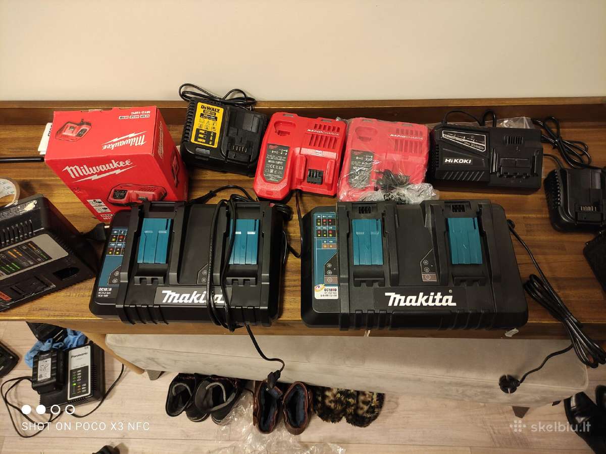 Akumuliatoriai,krovikliai makita.hilti.bosch ir kt - nuotraukos Nr. 7