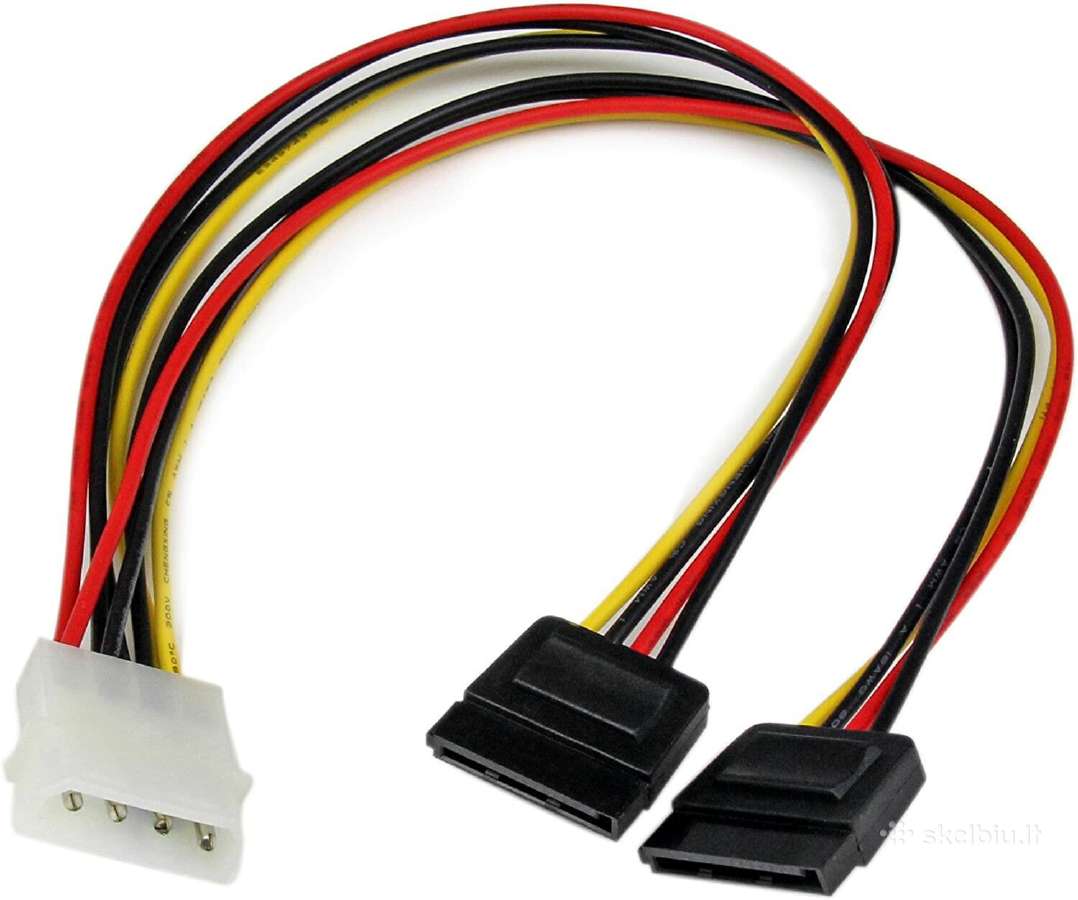 Kabeliukai 2 molex-6pin ir molex-2 sata - nuotraukos Nr. 2