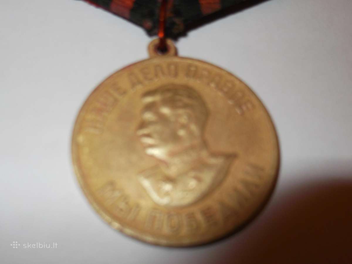 Antikvariniai sovietiniai medaliai - nuotraukos Nr. 3