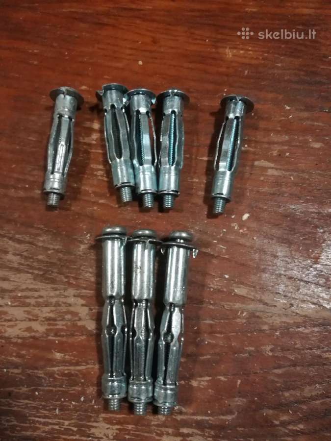 Parduodami metaliniai kaiščiai gipsui