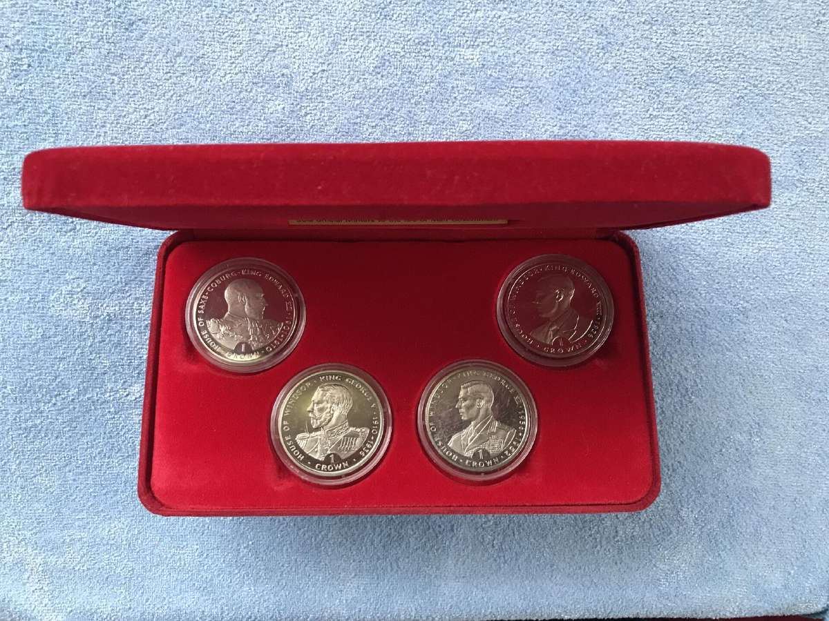 Monetos Gibraltar 1993m, 1 krona, cu-ni