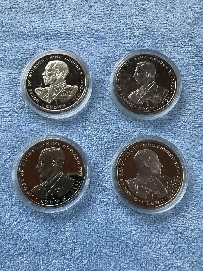 Monetos Gibraltar 1993m, 1 krona, cu-ni - nuotraukos Nr. 2