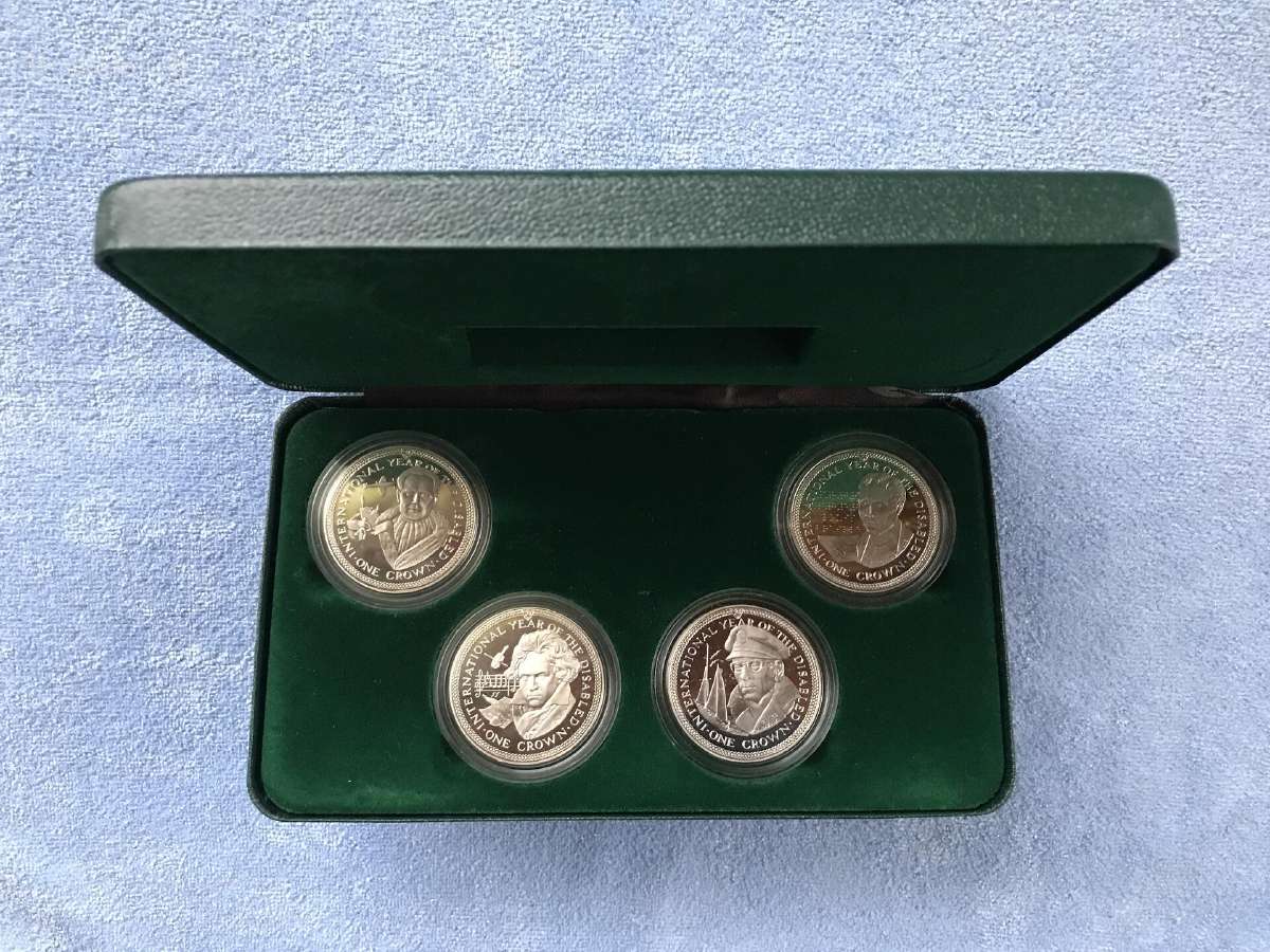 Monetos Isle of Man 1981m. 1 krona, cu-ni proof