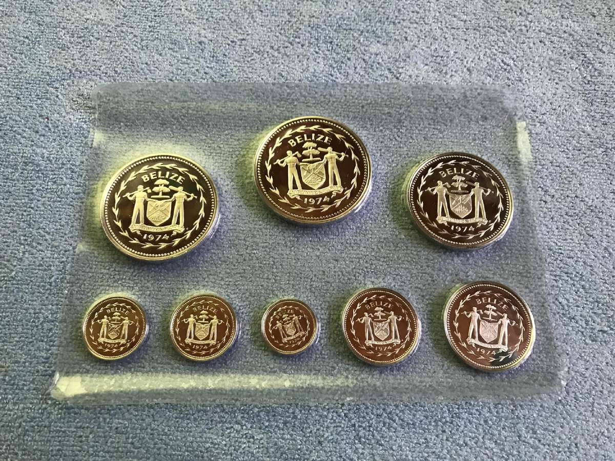 Monetos Belize 1974m. sidabras(.925) - nuotraukos Nr. 3