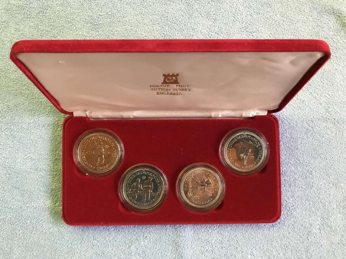 Monetos isle of man 1984m, 1 krona, cu-ni