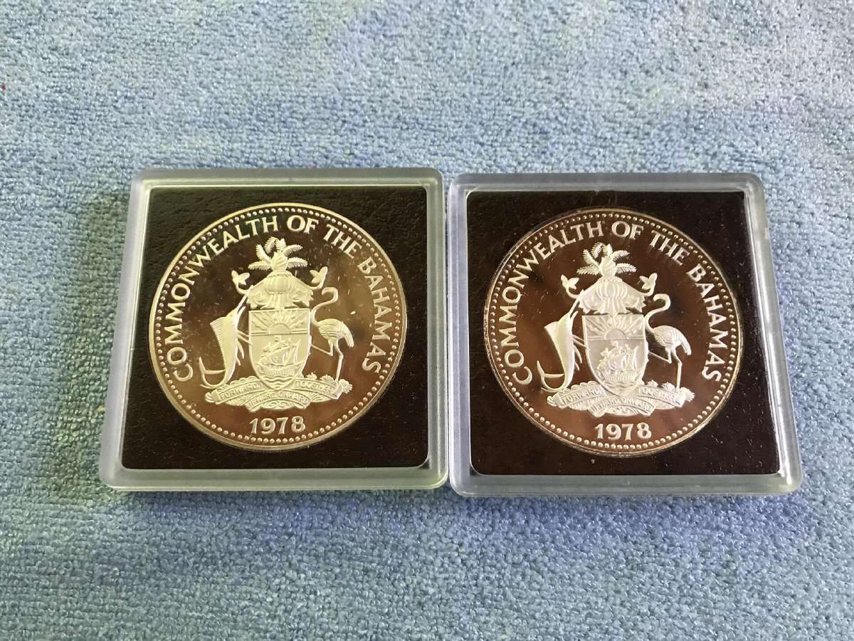 Monetos bahamas 1978m sidabras(.500) - nuotraukos Nr. 3