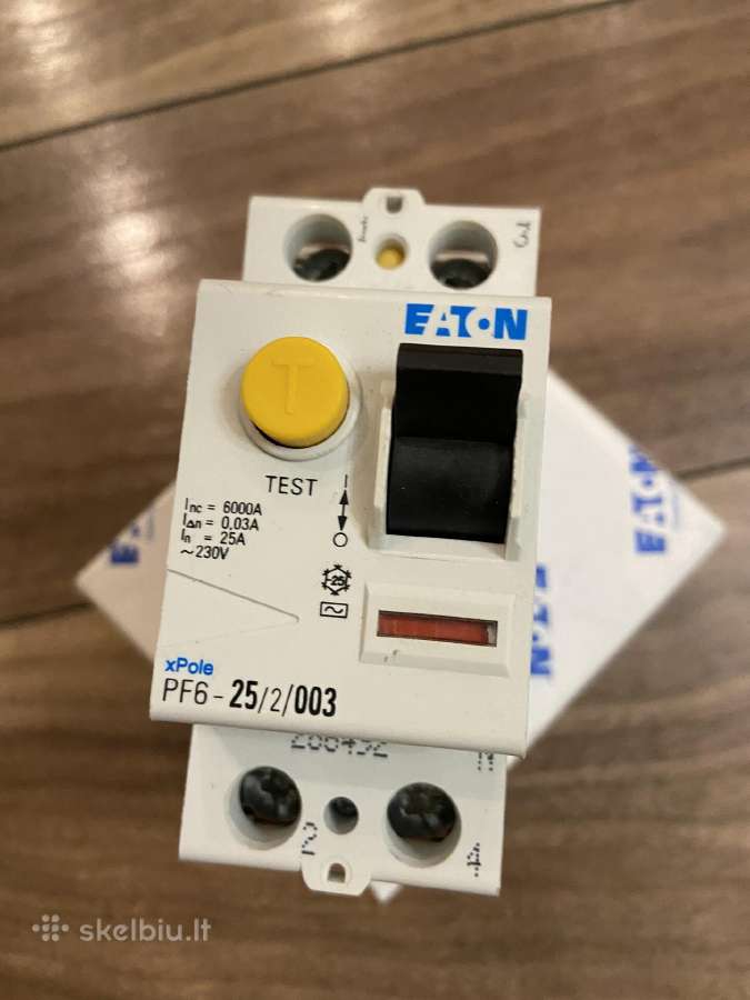 Eaton Automatas Pl6 C16/1 bei Jung perjungikliai - nuotraukos Nr. 7