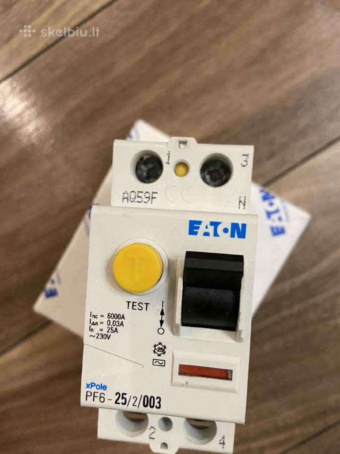 Eaton Automatas Pl6 C16/1 bei Jung perjungikliai - nuotraukos Nr. 9