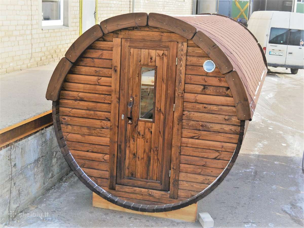 Apvali Lauko pirtis sauna - kubilas bačka 4,8m - nuotraukos Nr. 8