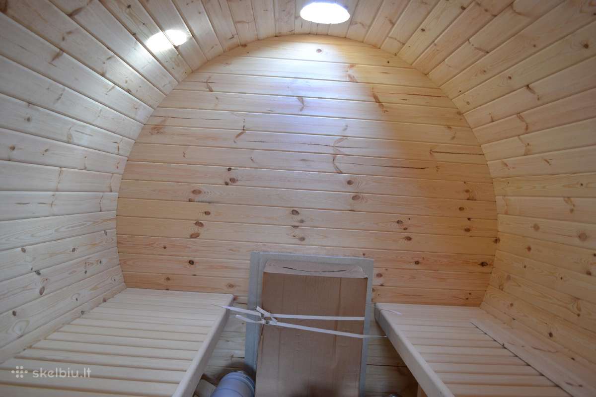 Apvali Lauko pirtis sauna - kubilas bačka 4,8m - nuotraukos Nr. 11
