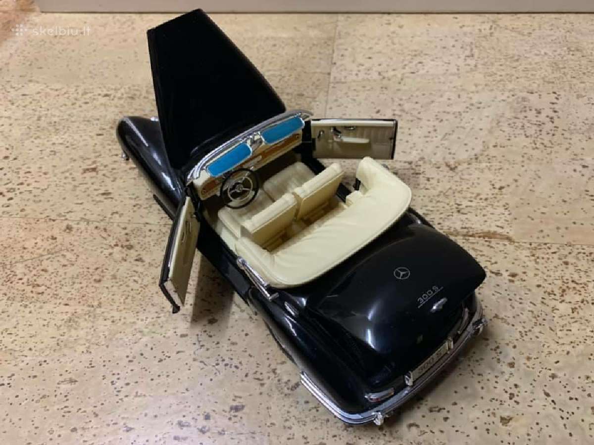 Mercedes benz 300s modelis 1/18 automodelis - nuotraukos Nr. 5