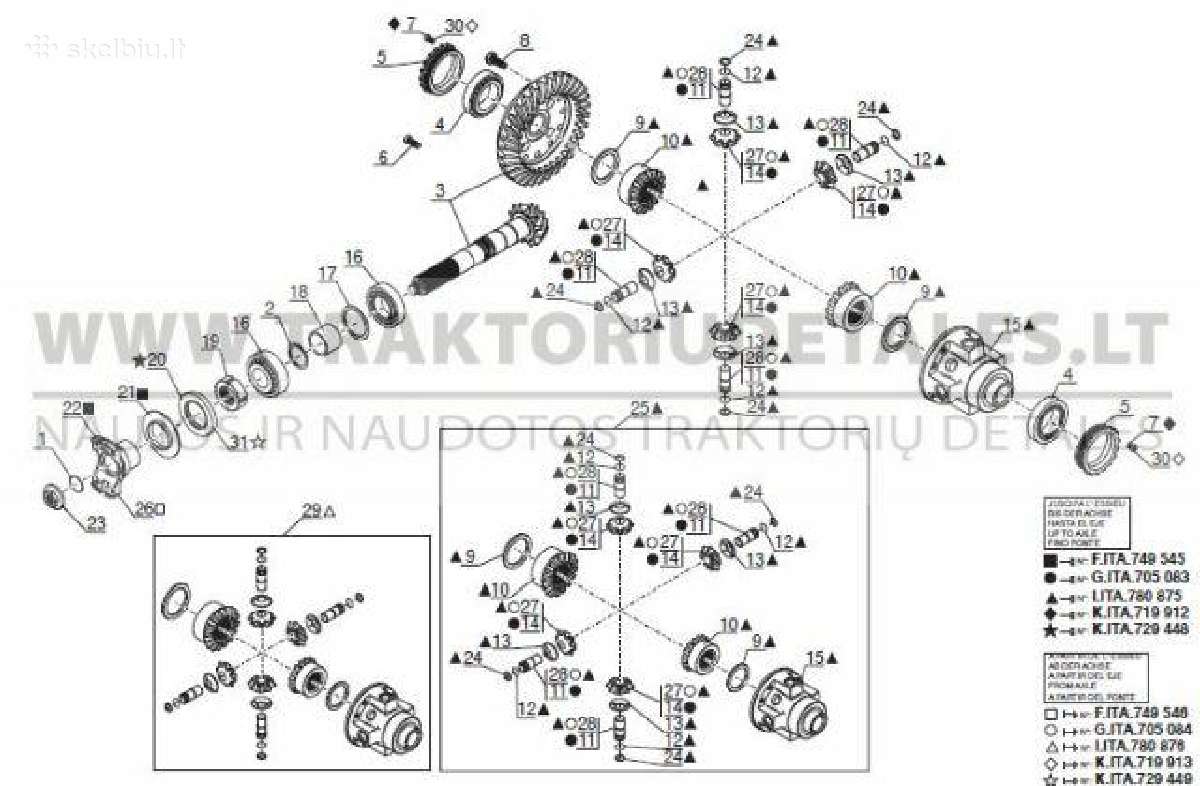 Manitou atsarginės dalys, Manitou detalės, Manitou - nuotraukos Nr. 7