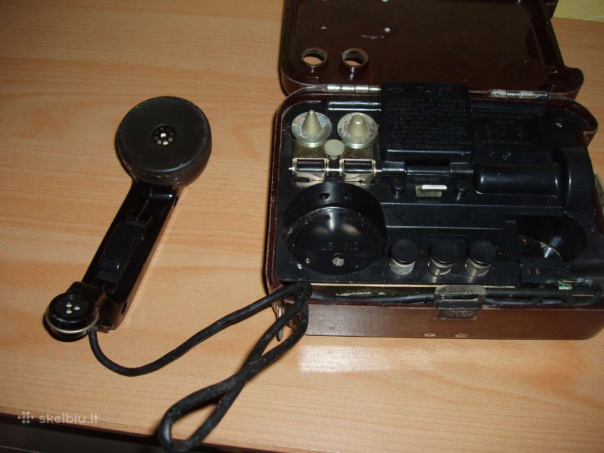 Antikvarinis military telefonas - nuotraukos Nr. 3