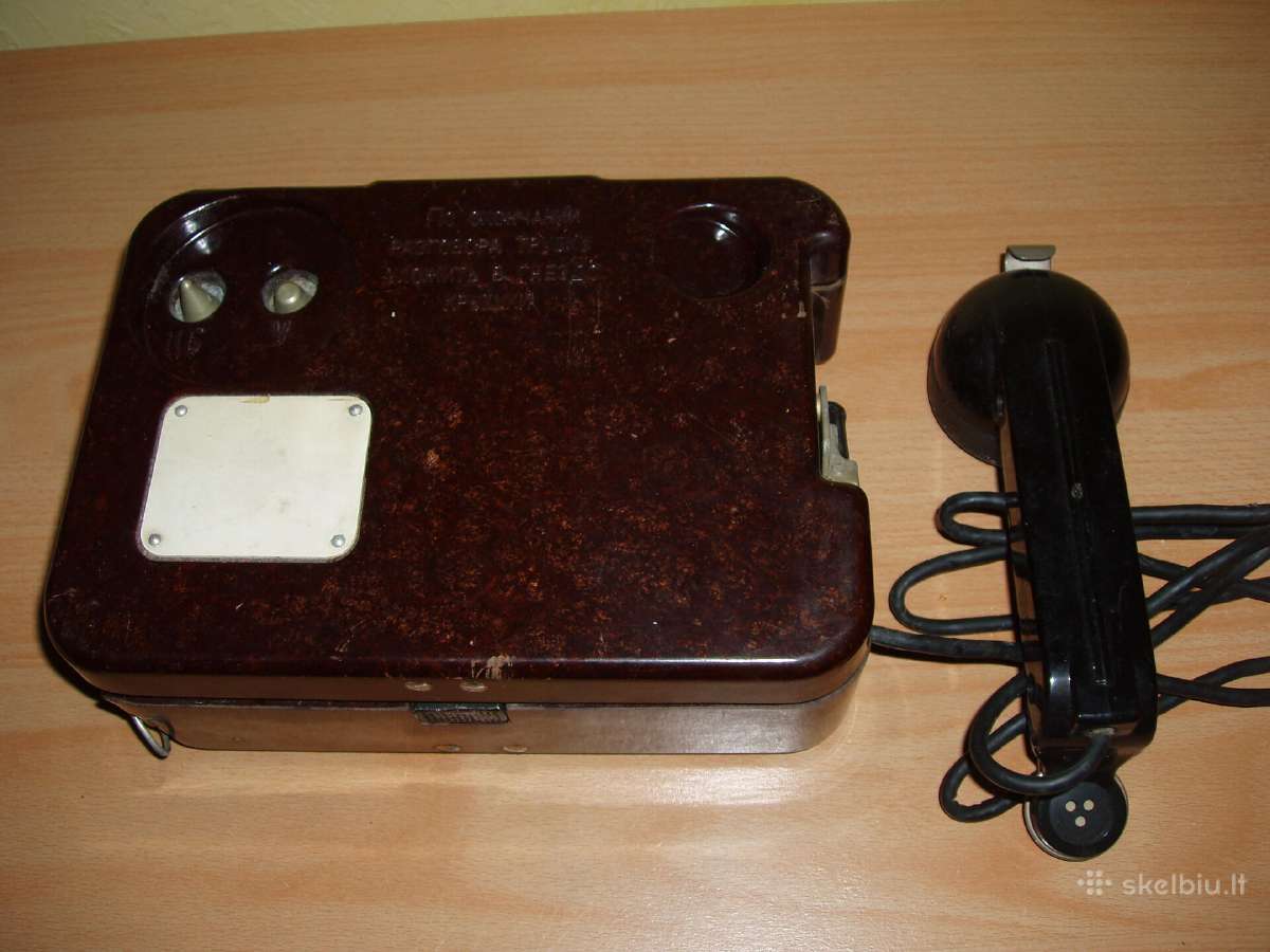 Antikvarinis military telefonas - nuotraukos Nr. 4