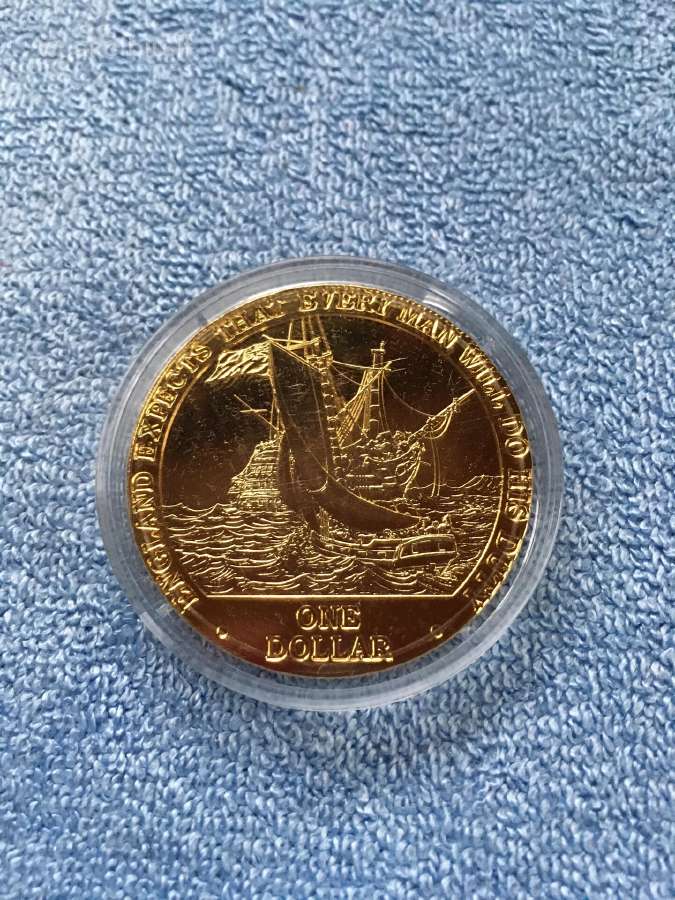 Moneta cook island 2007m cu-ni