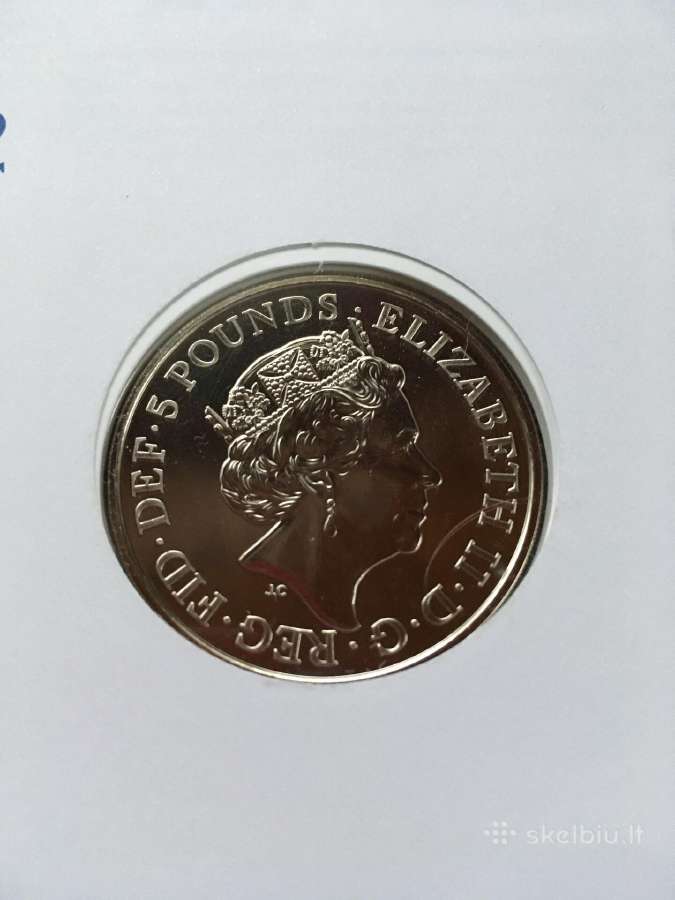 Moneta UK 2017m. 5 svarai, cu-ni - nuotraukos Nr. 2
