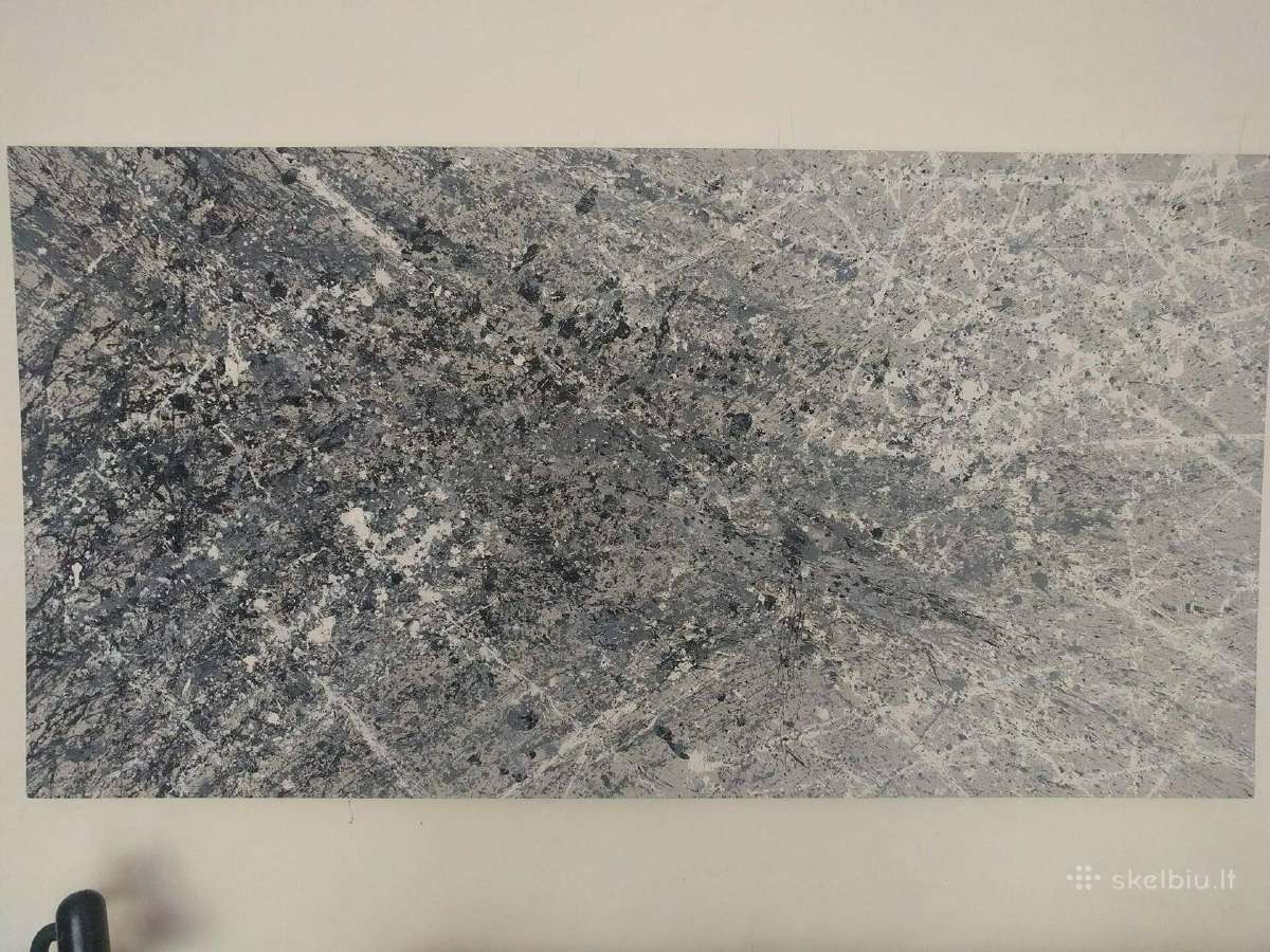 Pollock stiliaus abstraktaus ekspr. paveikslas - nuotraukos Nr. 5