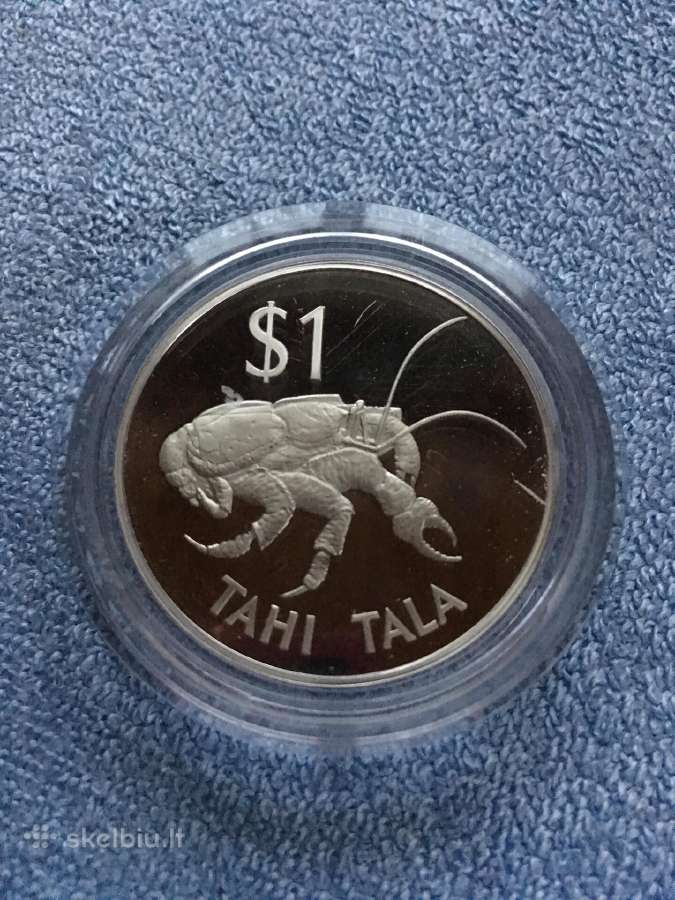Moneta Tokelau 1980m. 1 dollar, sidabras