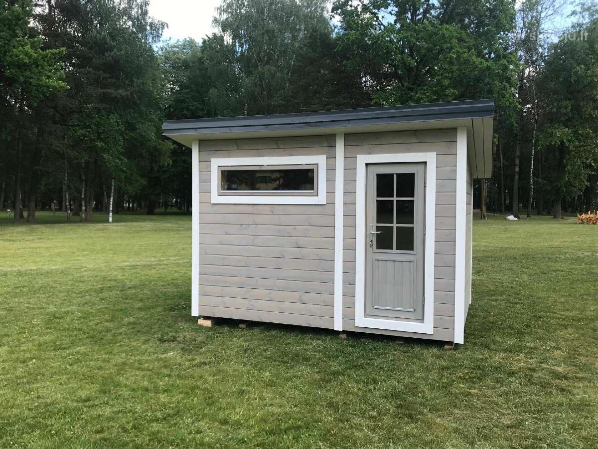 Lauko pirtis - saunas "Rasa" - 2.3 x 3.4 m