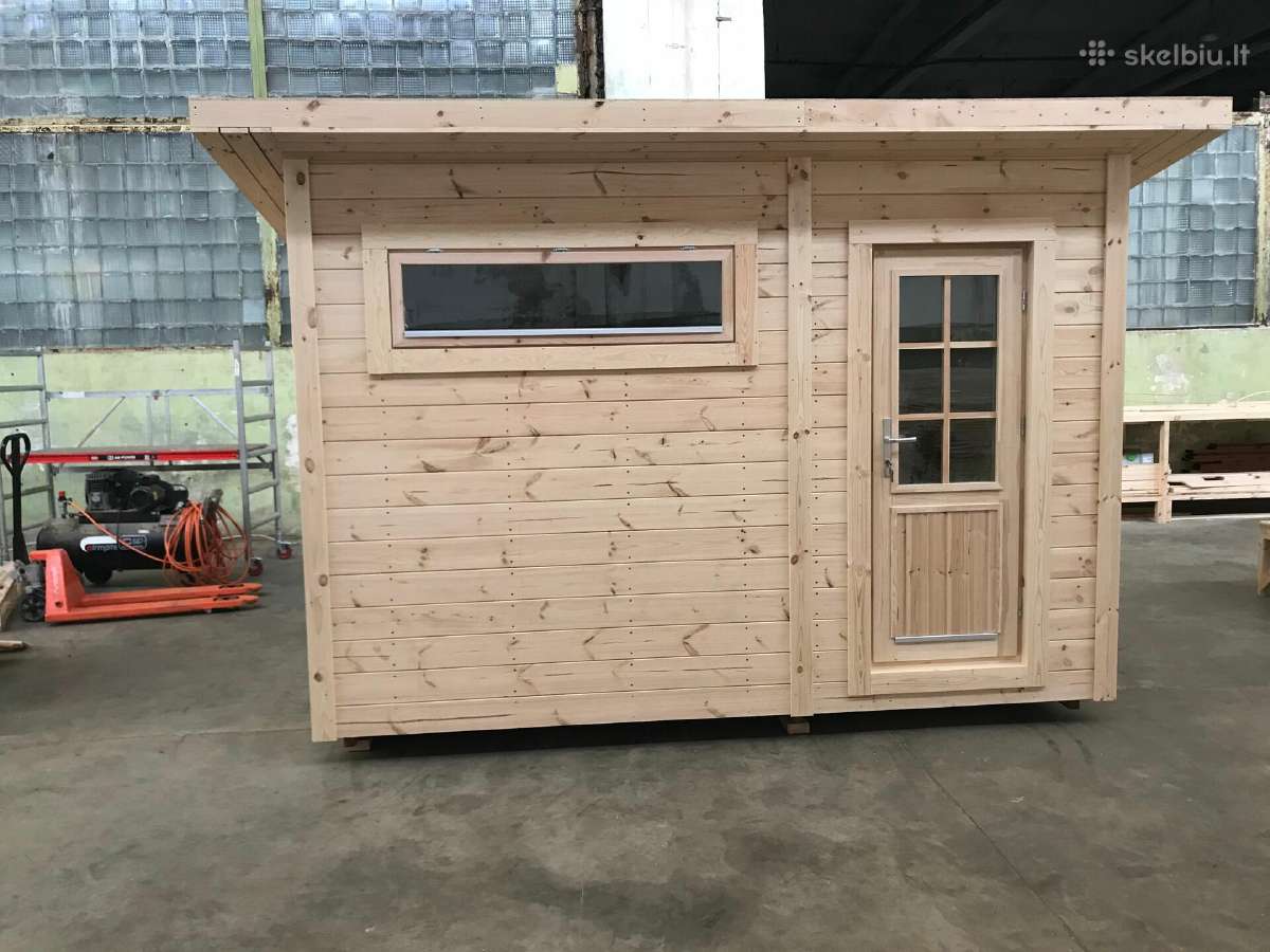 Lauko pirtis - saunas "Rasa" - 2.3 x 3.4 m - nuotraukos Nr. 9
