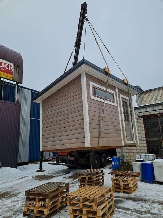 Lauko pirtis - saunas "Rasa" - 2.3 x 3.4 m - nuotraukos Nr. 3