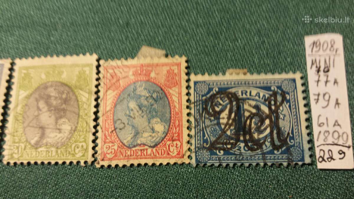 Nederland 1899-1908 m. - nuotraukos Nr. 5