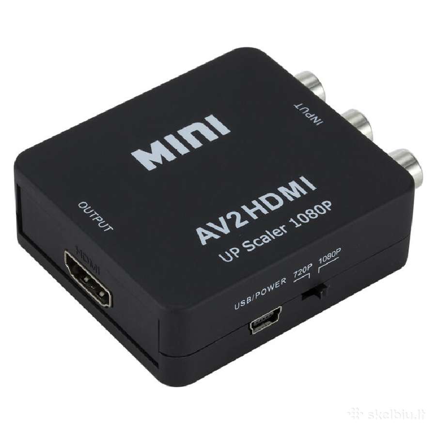 Analoginio vaizdo ir garso keitiklis į Hdmi (1080p - nuotraukos Nr. 8