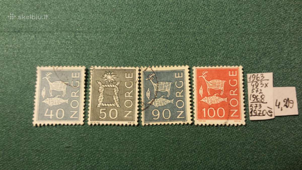 Norvegija 1963-70 m. - nuotraukos Nr. 2