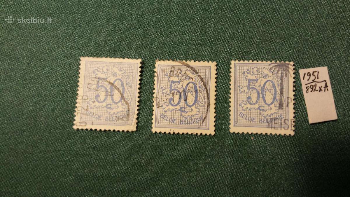 Bielgija 1951 m - nuotraukos Nr. 2