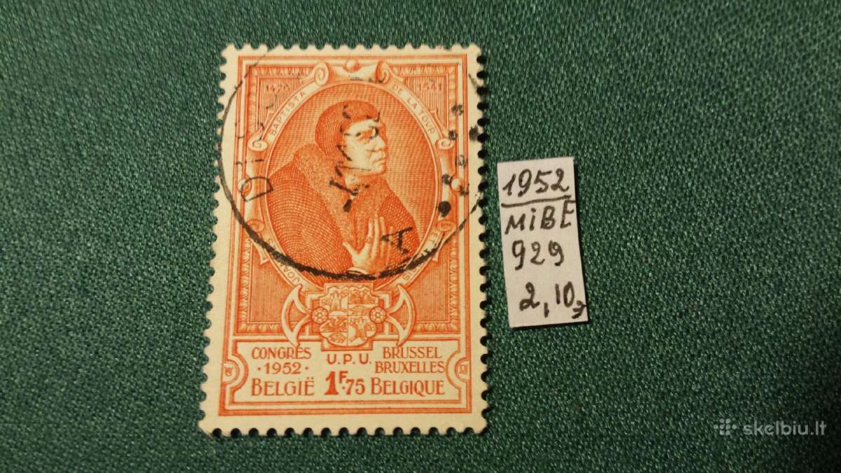 Bielgija 1952 m - nuotraukos Nr. 3