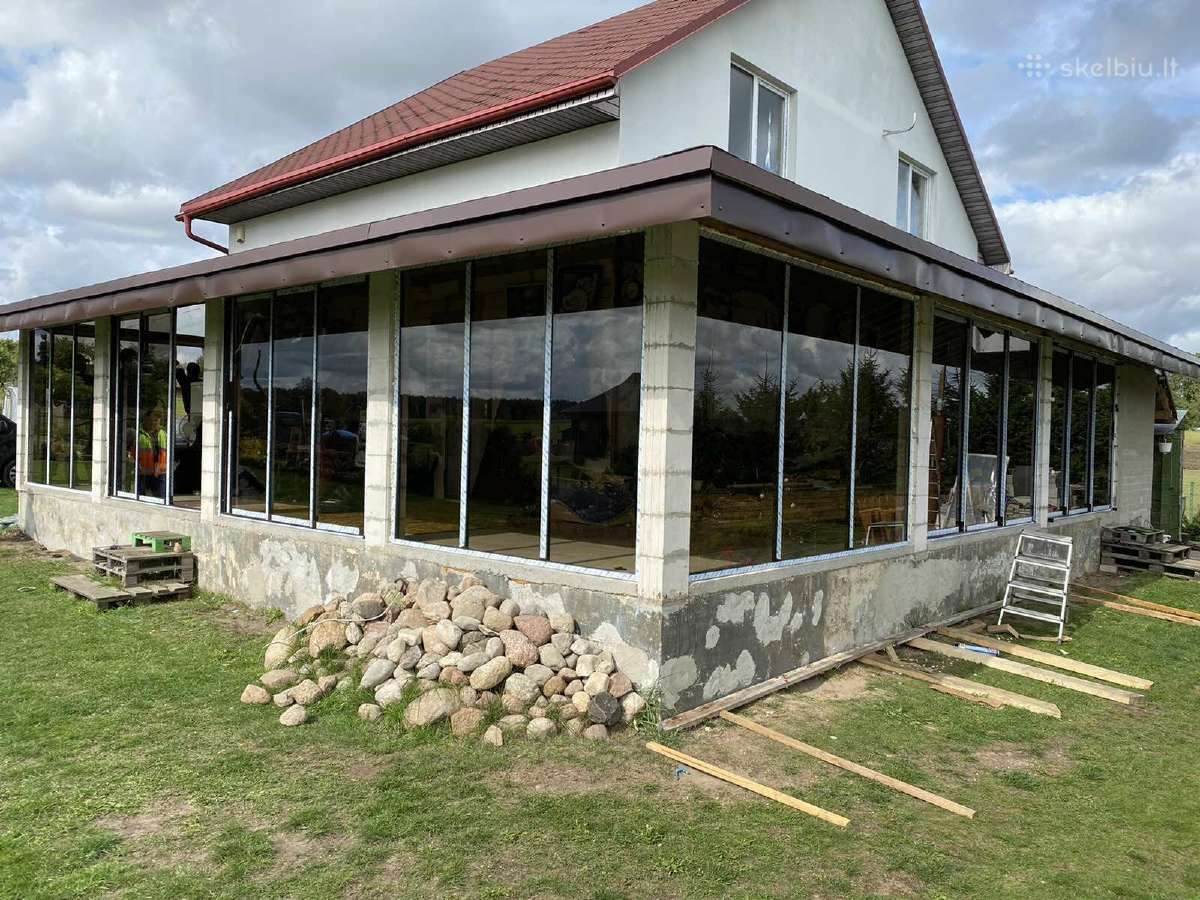 Šiltas ir šaltas terasu, stiklinimas iš Aliuminio - nuotraukos Nr. 25