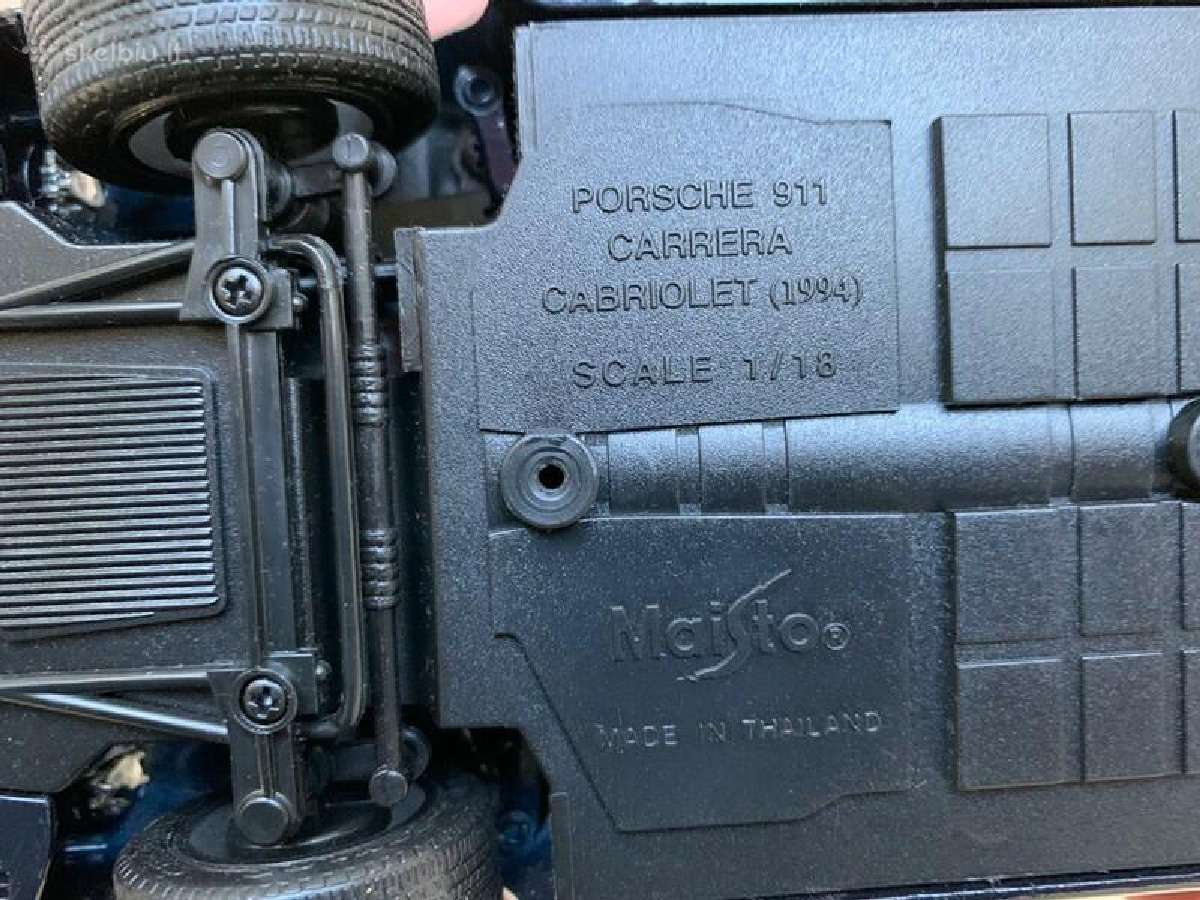 Porsche 911 Modelis 1:18 Diecast Modeliukas - nuotraukos Nr. 7