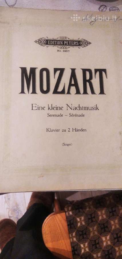 W.mozart natos fortepijonui