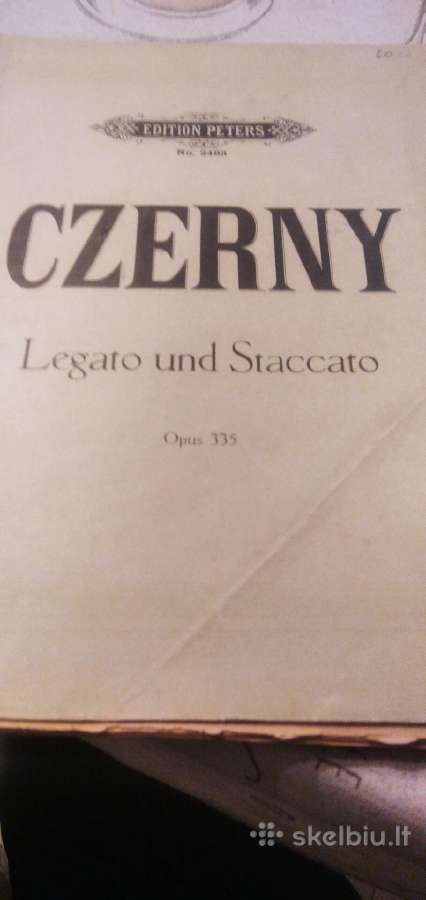 C.czerny Etiudai fortepijonui