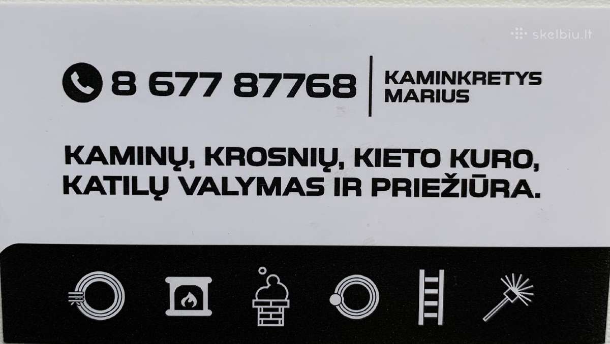 Kaminų valymas,remontas.kaminkrėtys - nuotraukos Nr. 12