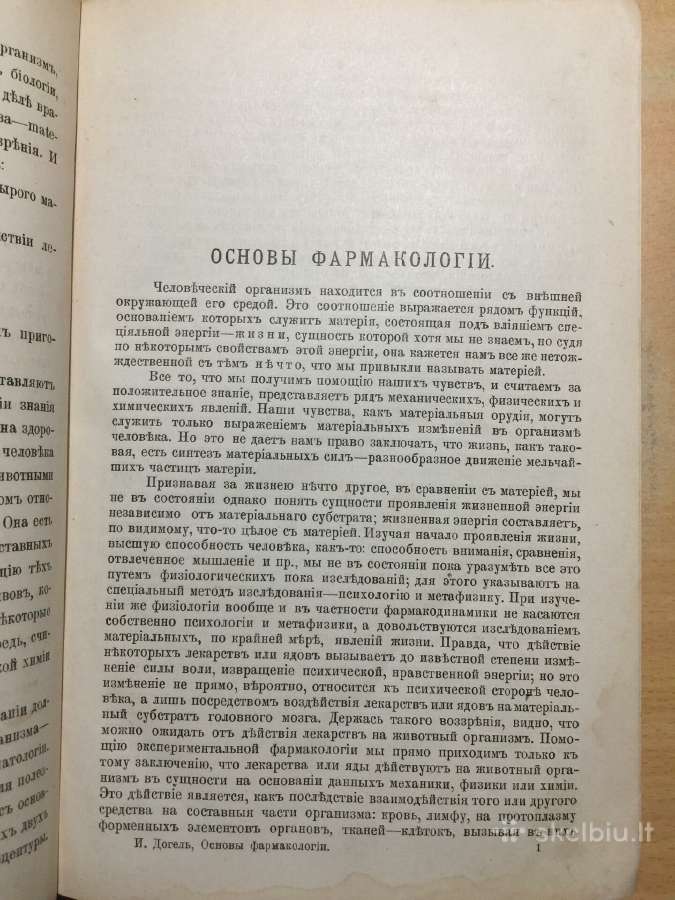 Основы фармакологии и рецептуры И.догеля, 1900 г. - nuotraukos Nr. 13