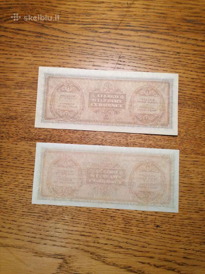 Italija 1943 1000 ir 500 lire Copy - nuotraukos Nr. 4