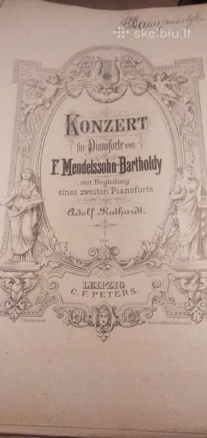 F.mendelssohn- Bartholdy natos fortepijonui - nuotraukos Nr. 2
