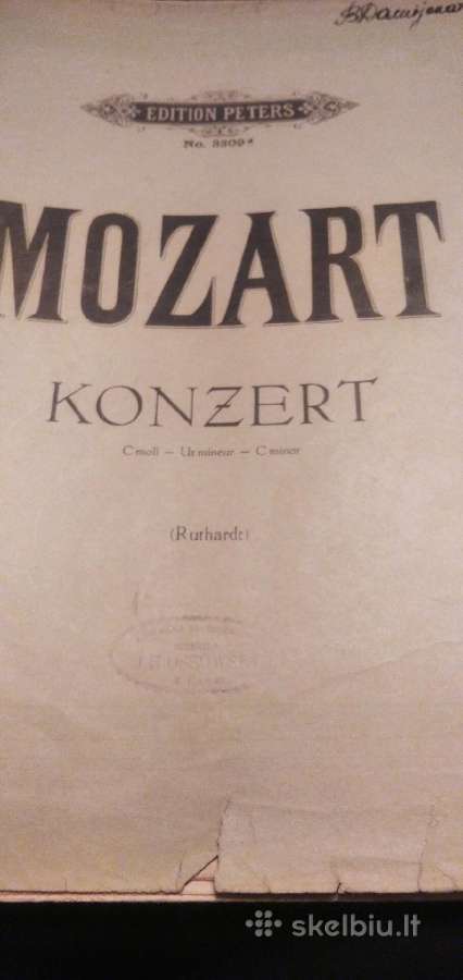 W.a. Mozart natos fortepijonui